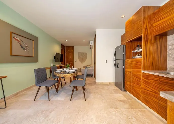 Apartment 2 Bedroom With Direct Walk-out To Pool, Sauna, And Gym Tulum