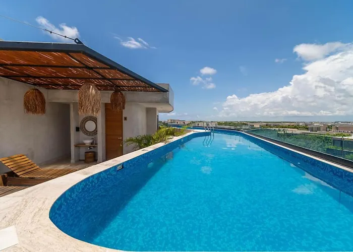Apartment 2 Bedroom With Direct Walk-out To Pool, Sauna, And Gym Tulum